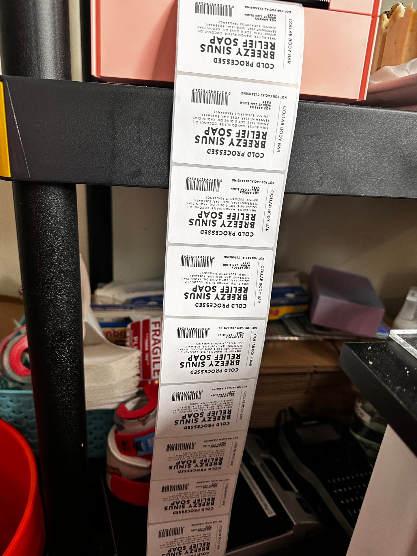 “Breezy” Sinus Relief Soap Bar