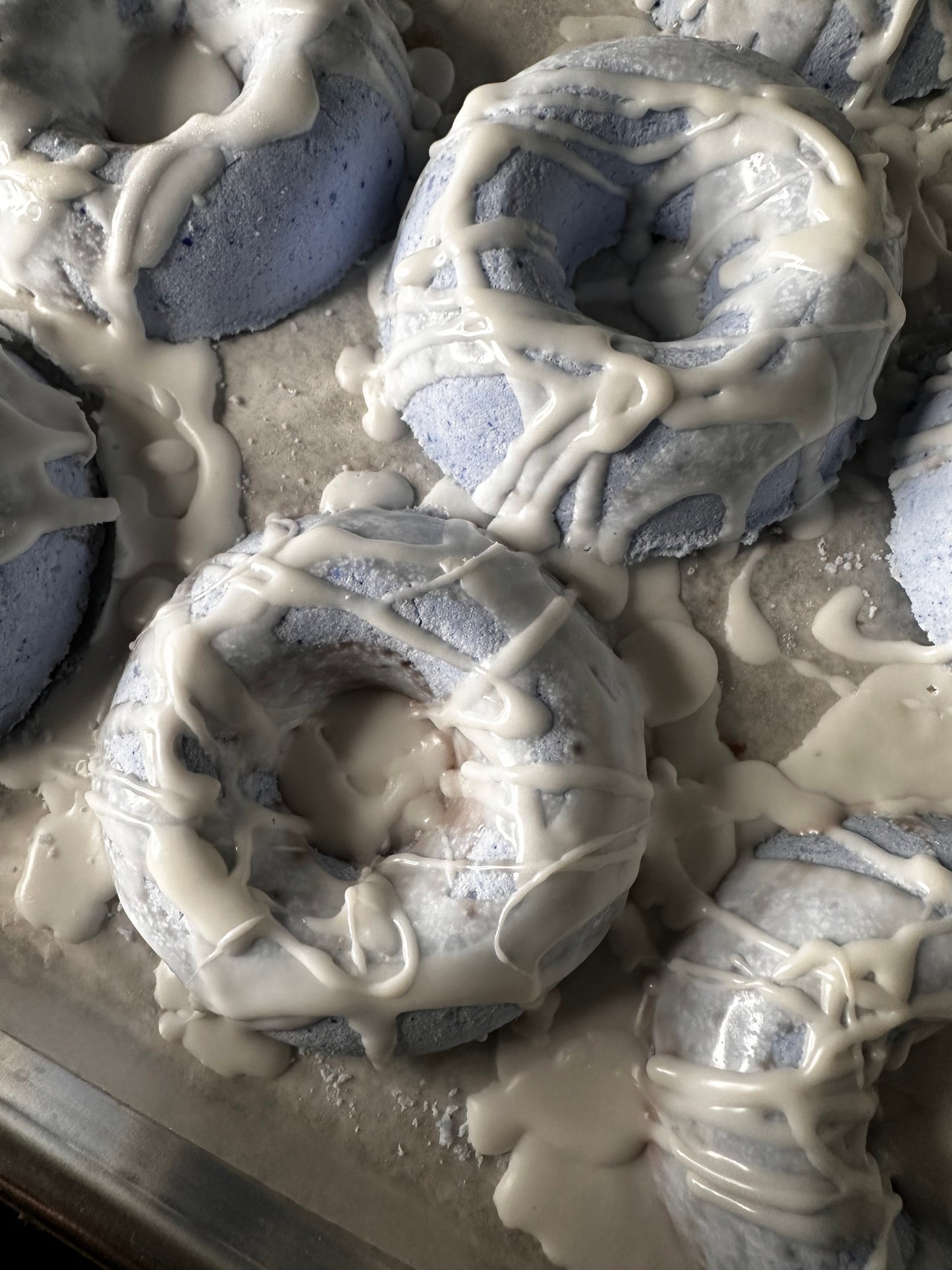 Blueberry Carrot Cake Donut Bath Bomb (clearance)