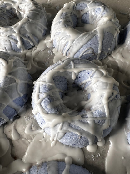 Blueberry Carrot Cake Donut Bath Bomb (clearance)