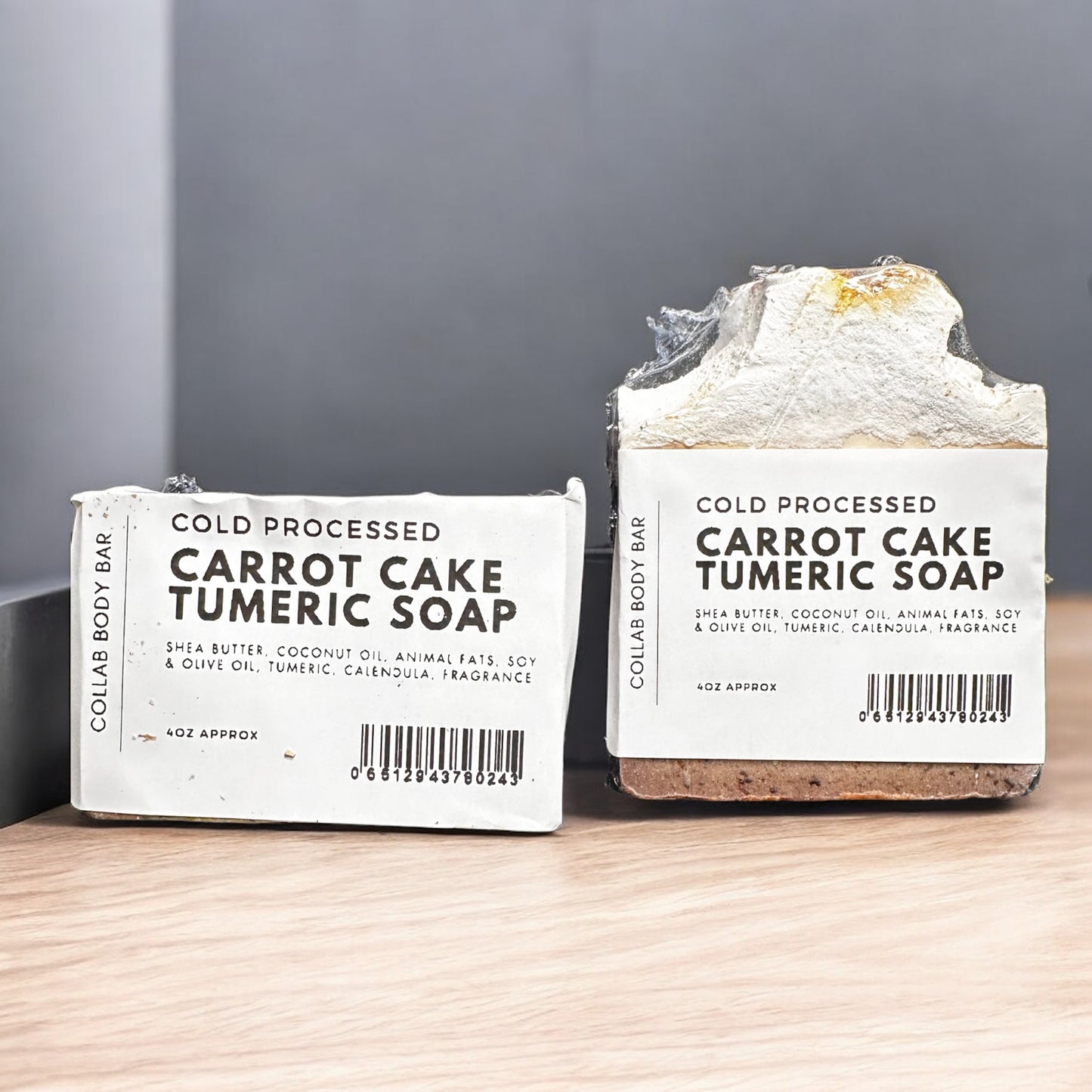 Tumeric CARROT CAKE Soap