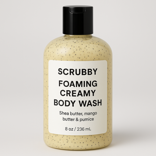 "SCRUBBIE" CREAMY FOAMING BODY WASH