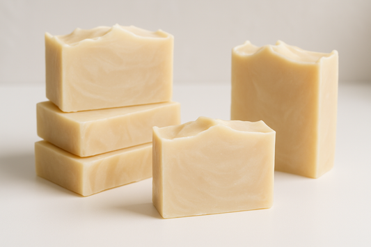 CREAM COLOR COLD PROCESS SOAP BARS
