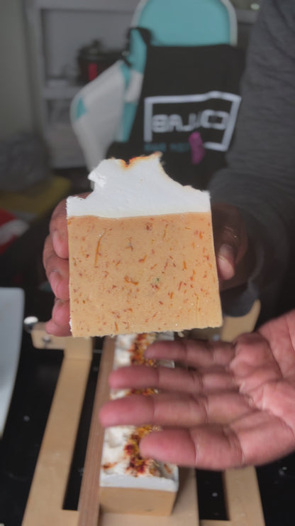 Tumeric CARROT CAKE Soap